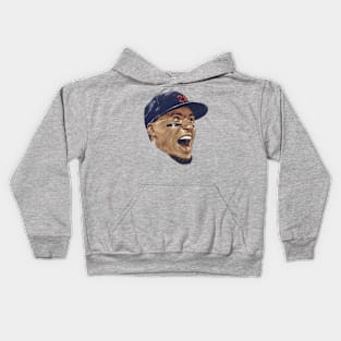 Javier Baez Detroit Portrait Kids Hoodie